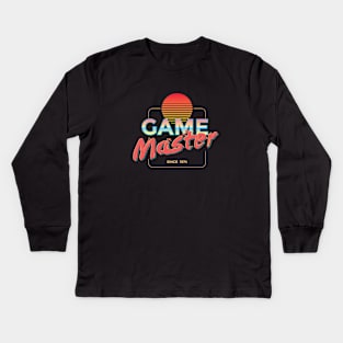 Game Master Dungeon Master Neon Kids Long Sleeve T-Shirt